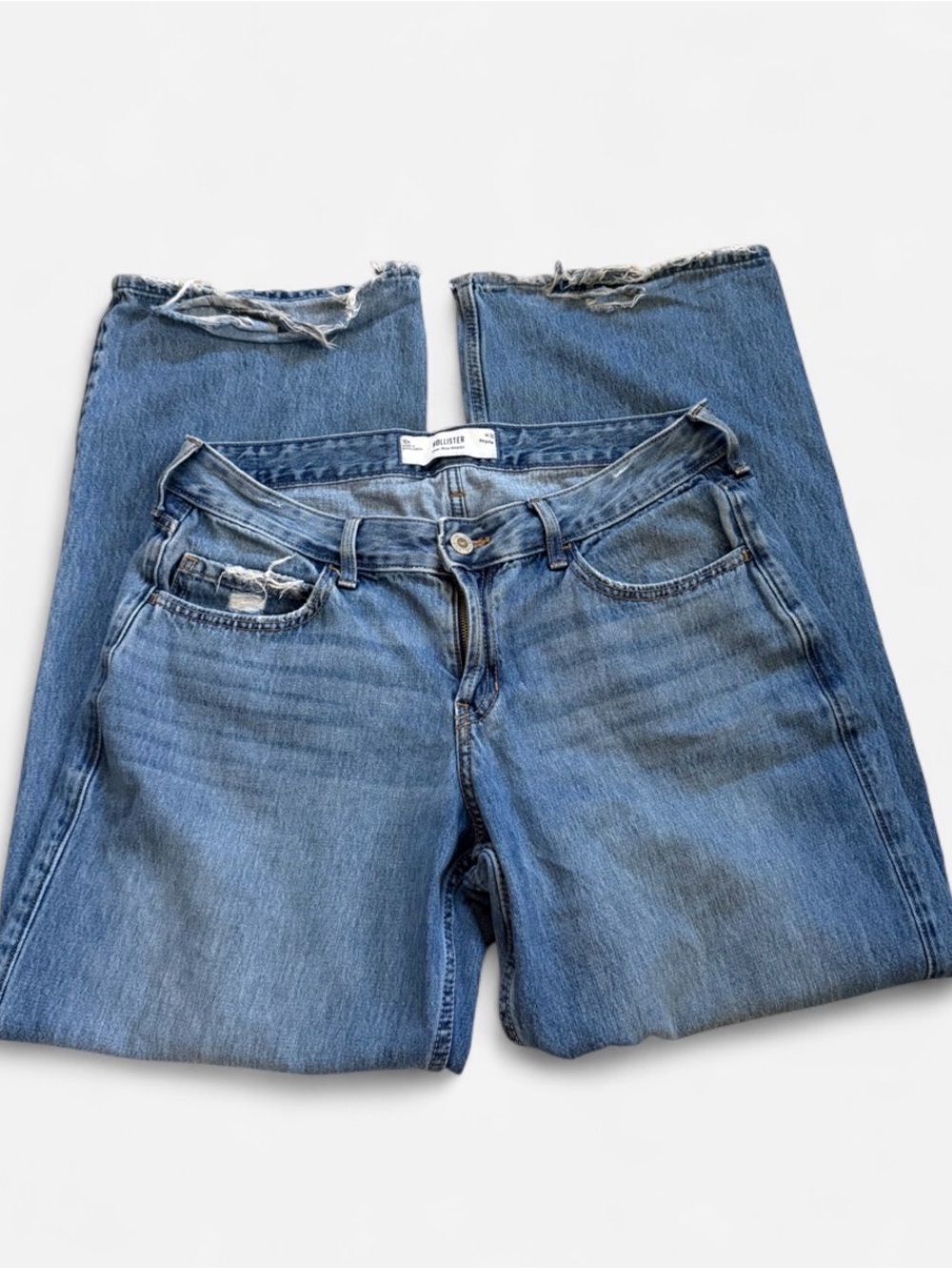 Hollister Light Blue Straight Leg Women's Jeans